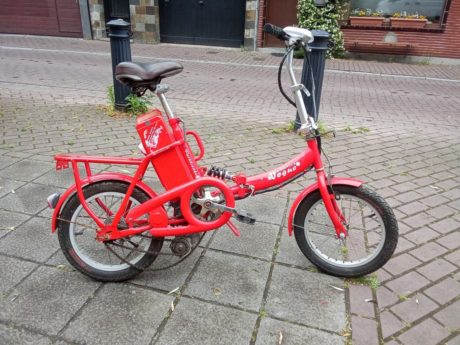 Vélo pliant électrique avec beaucoup de travail, Vélos & Vélomoteurs, Autres marques, Frein sur jante, Enlèvement, Utilisé