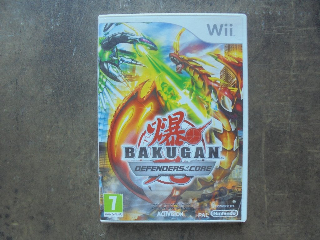Bakugan Defenders Of The Core voor Wii (zie foto's), Consoles de jeu & Jeux vidéo, Enlèvement ou Envoi, 1 joueur, À partir de 7 ans