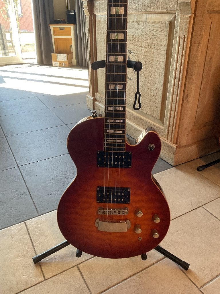 Guitare électrique Hagstrom super swede vintage sunburst, Musique & Instruments, Enlèvement, Comme neuf, Autres marques