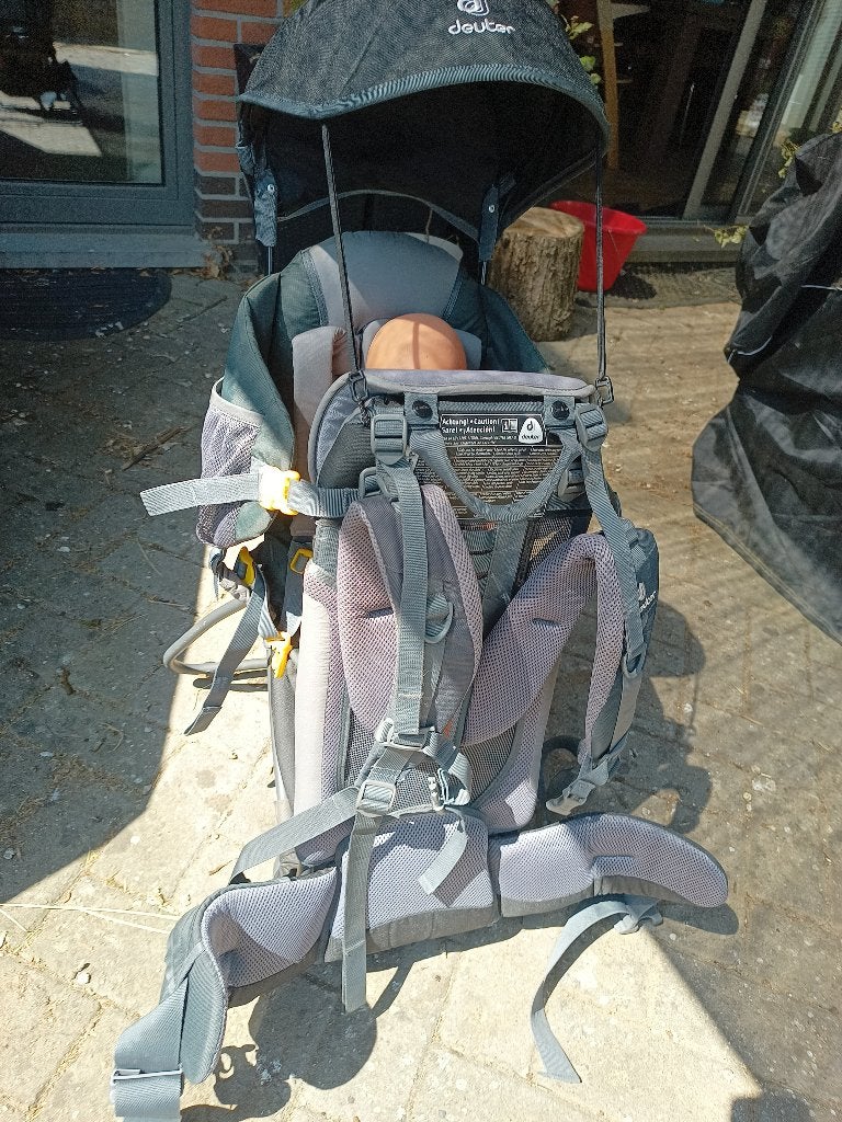 Deuter kinddrager, Overige typen, Zo goed als nieuw, Rug, Ophalen