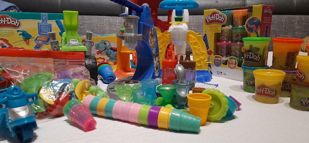 Groot lot Play-Doh, Enlèvement ou Envoi, Utilisé, Garçon ou Fille