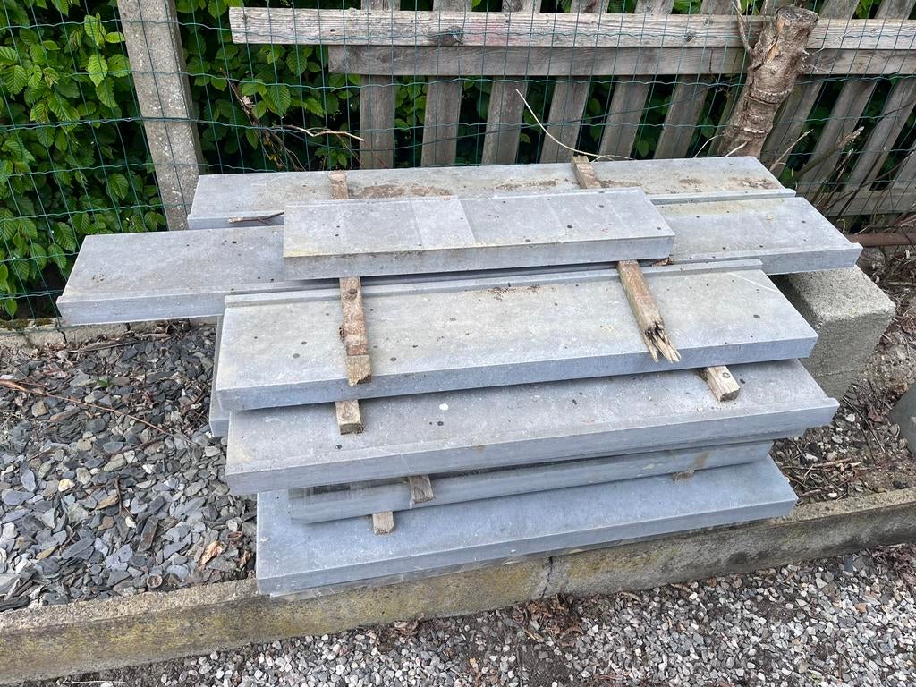 Lot de pierre bleu neuve, Tuin en Terras, Tegels en Klinkers, Ophalen, Zo goed als nieuw