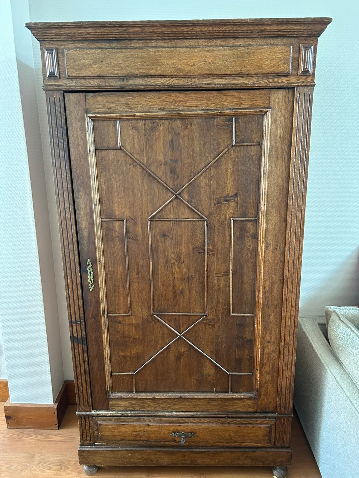 antieke kast, Ophalen