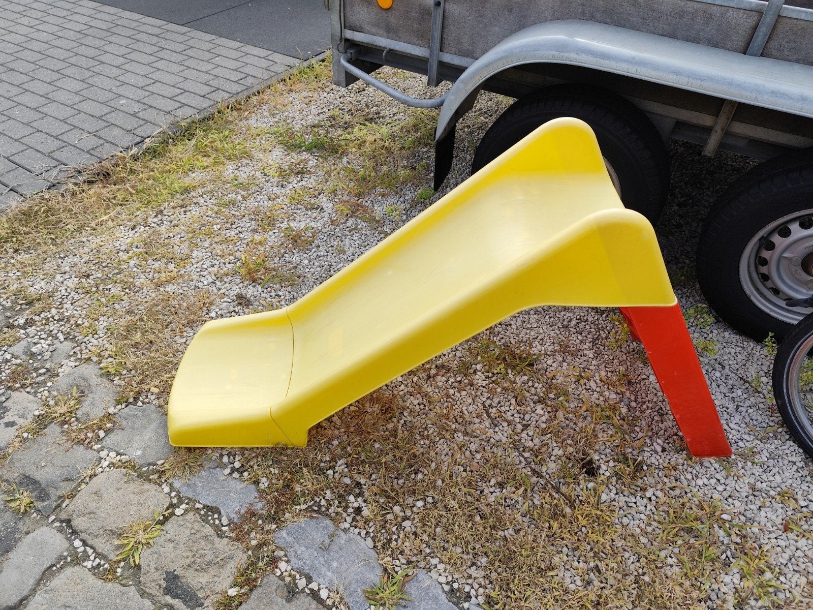 Peuter/kleuter glijbaan, Ophalen, Glijbaan