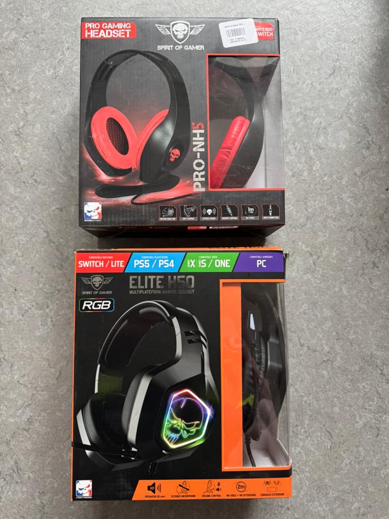 2 nieuwe headsets, Computers en Software, Headsets, Ophalen of Verzenden, Zo goed als nieuw