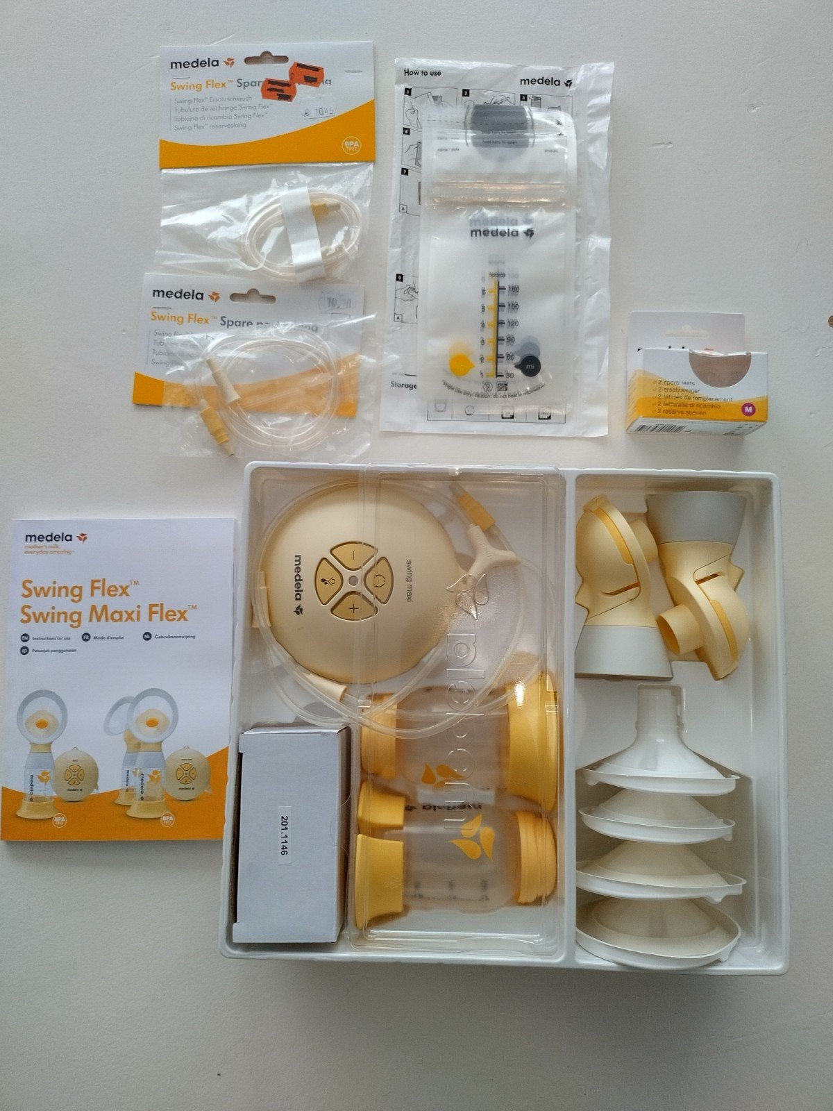 medela Swing Maxi Flex en extra's, Kinderen en Baby's, Ophalen of Verzenden, Handsfree, Borstkolf, Medela