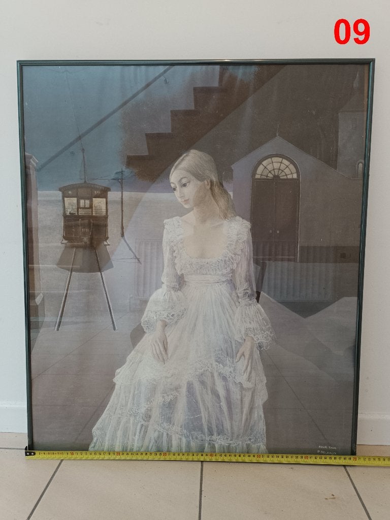Cadre, 71 cm, Avec verre, Utilisé, 82 cm
