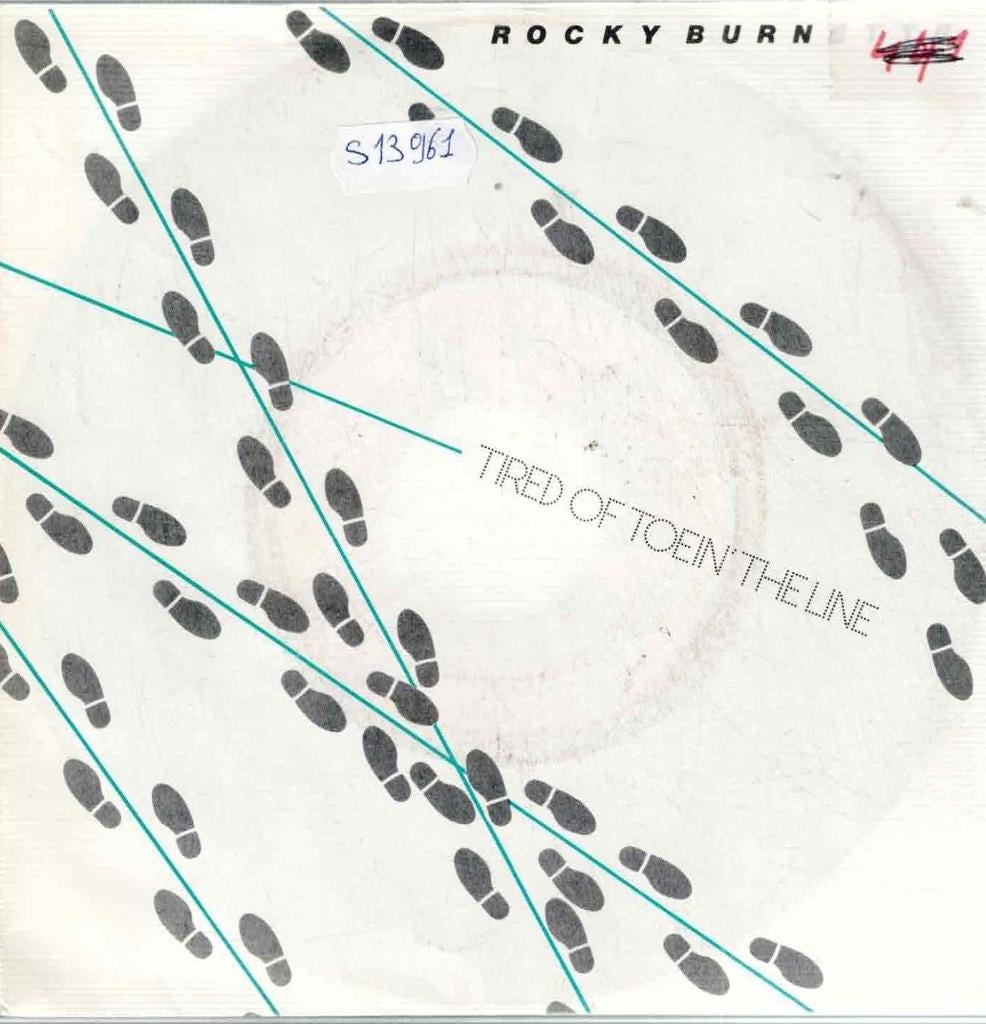 Vinyl, 7"   /  Rocky Burnette – Tired Of Toein' The Line, Enlèvement ou Envoi, Autres formats