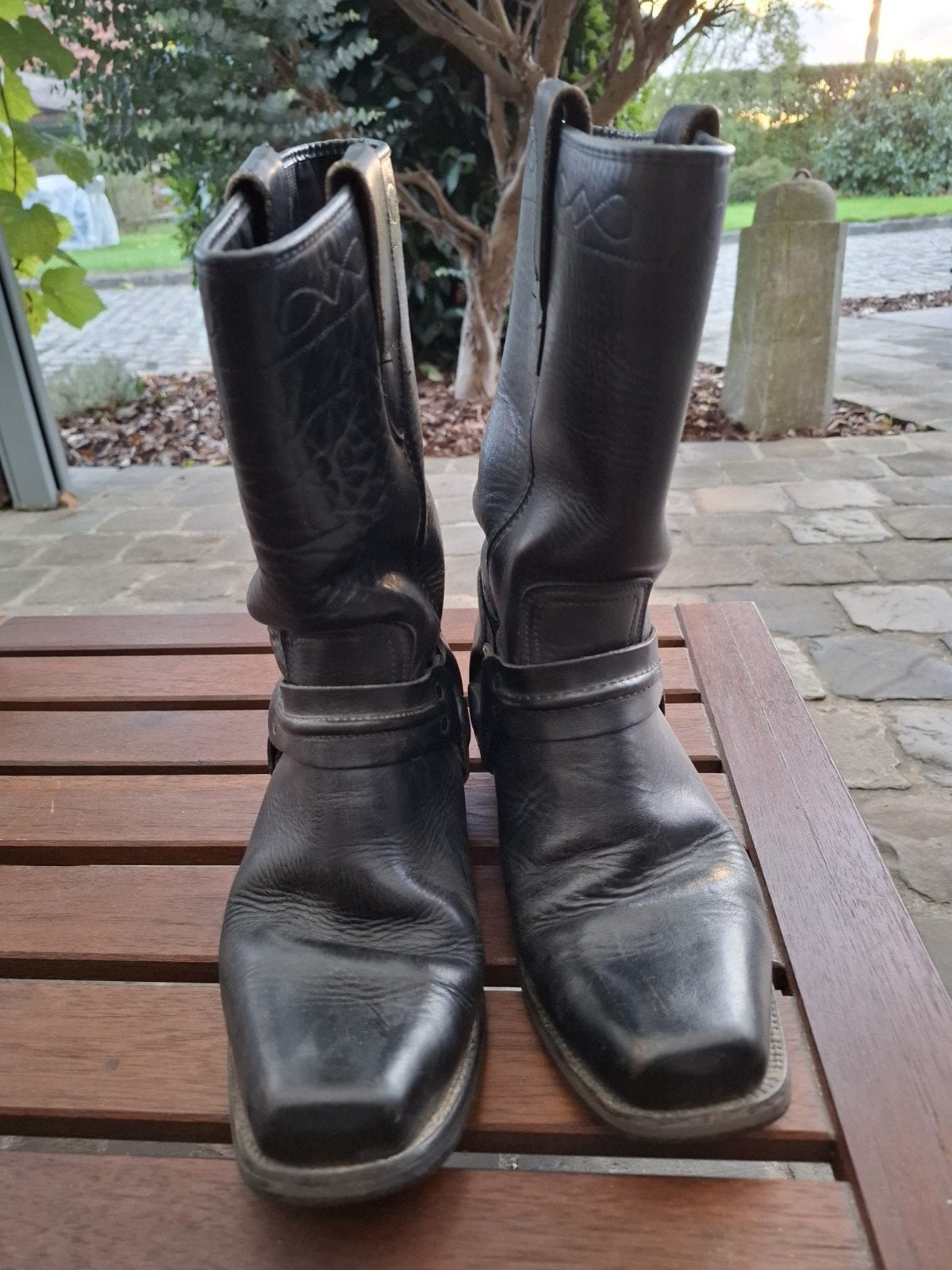 unisex lederen westernboots maat 40, Kleding | Heren, Ophalen, Zwart