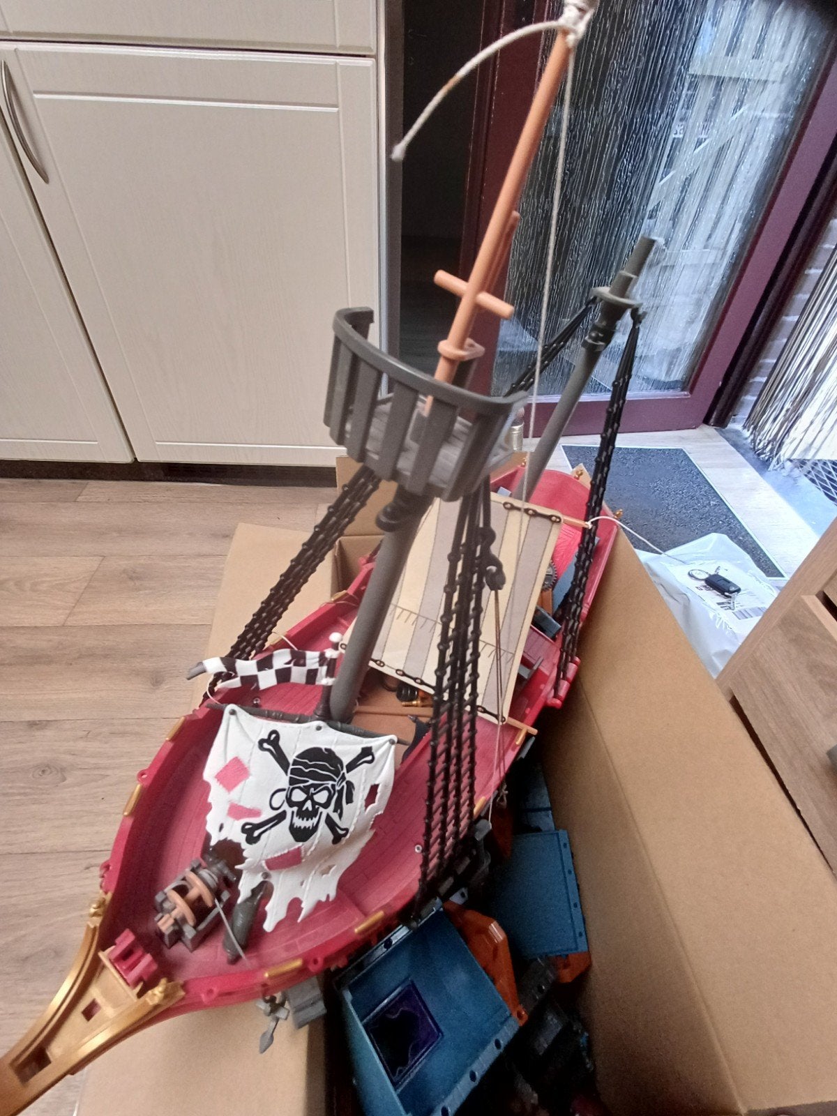 Playmobiel boot en burcht, Hobby en Vrije tijd, Ophalen
