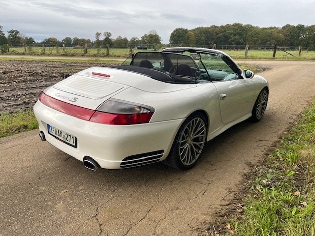Porsche 996 4S cabrio *PSE* IMS OK*, Auto's, Porsche, Automaat, 4 zetels, Zwart, Cabriolet