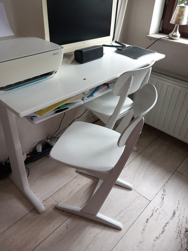 bureautje, Huis en Inrichting, Ophalen, Gebruikt, 120 cm, Hout