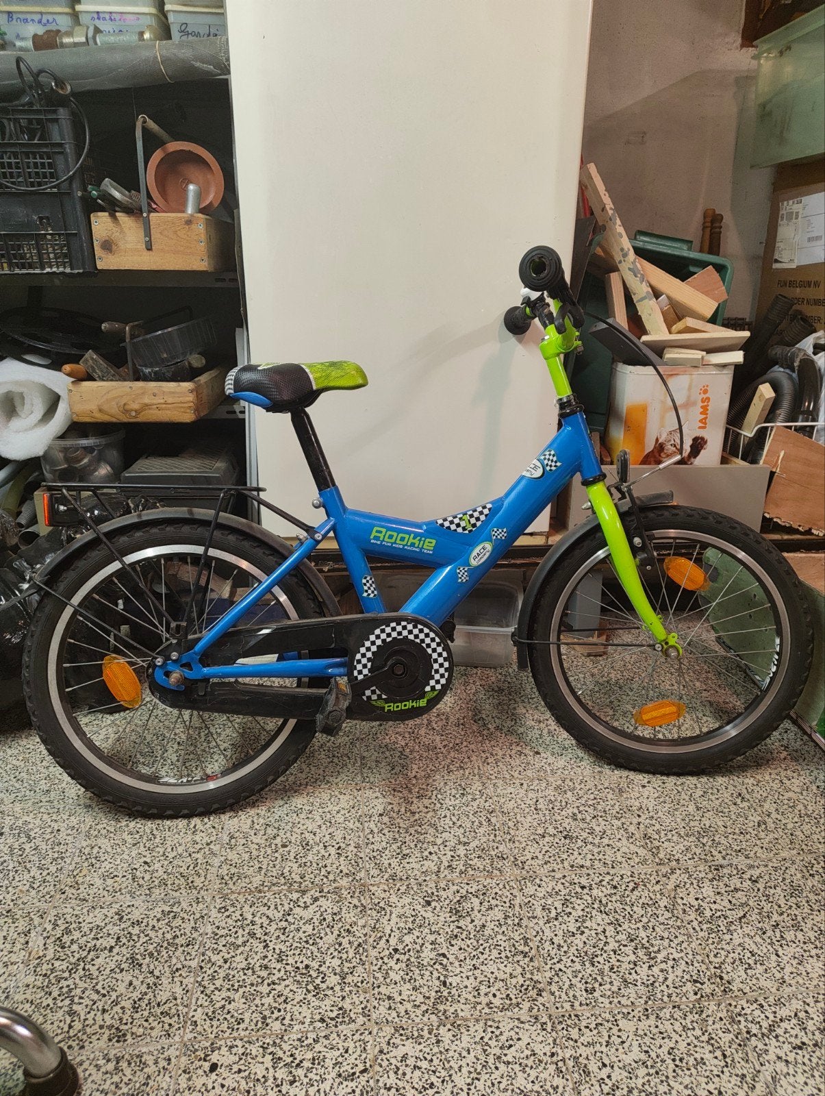 Kinder fiets, Enlèvement