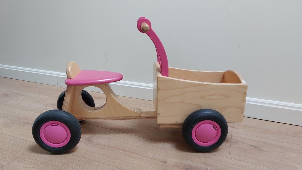 Houten bakfiets 35/45/75, Kinderen en Baby's, Ophalen, Loopfiets