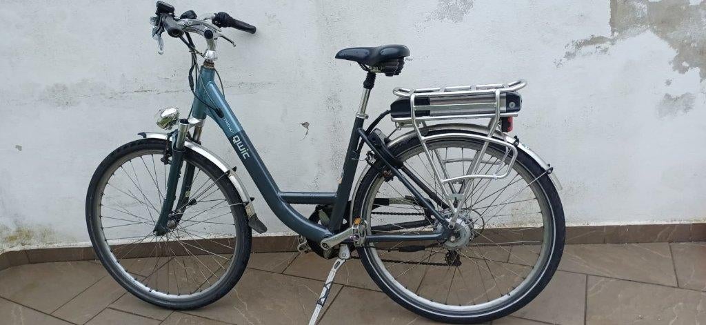 Electrische fiets Qwic/ batterij werkt niet meer, Gebruikt, Versnellingen, 50 tot 53 cm, Schijfrem