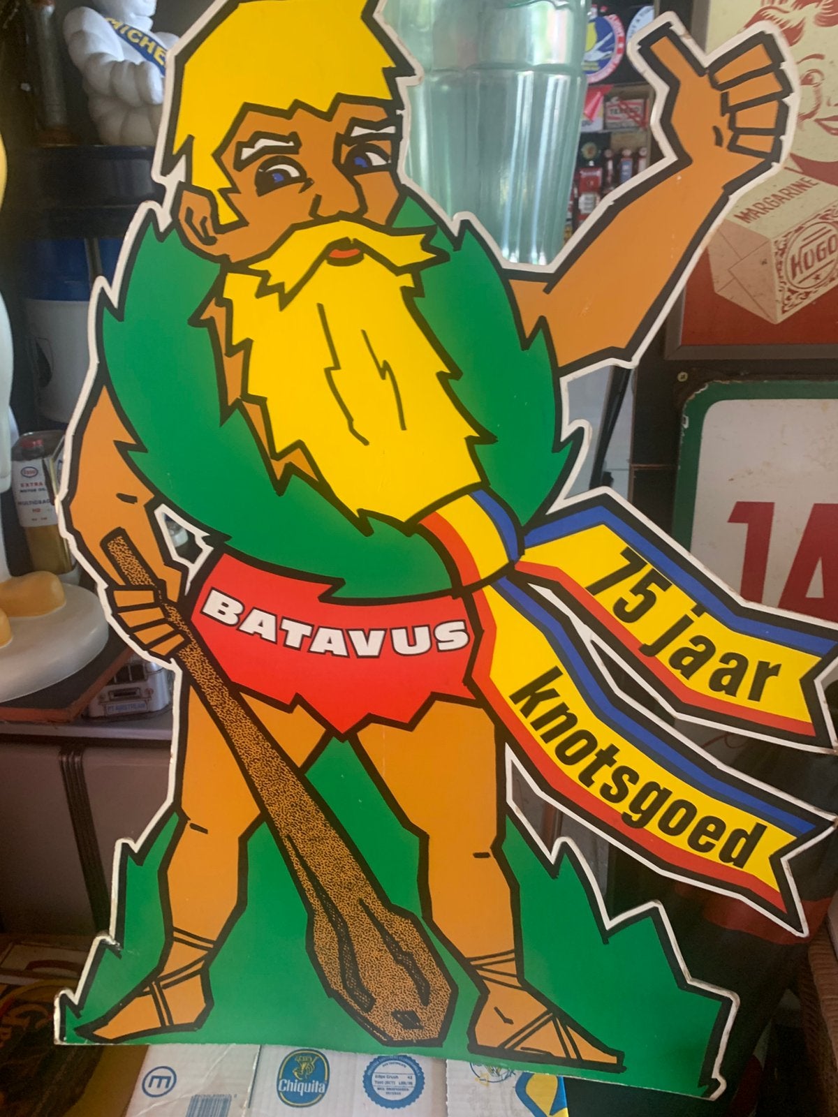 Batavus winkel display, Ophalen