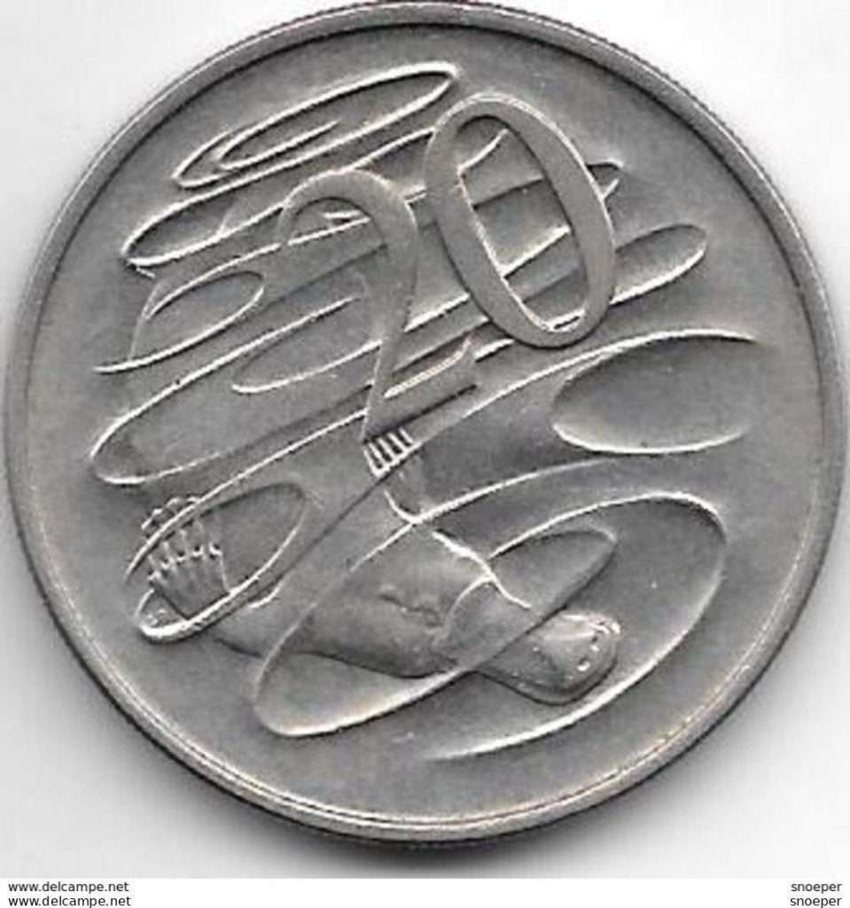 australia 20 cents 1967 km 66 vf+, Timbres & Monnaies, Monnaies | Amérique, Envoi, Amérique du Sud, Monnaie en vrac