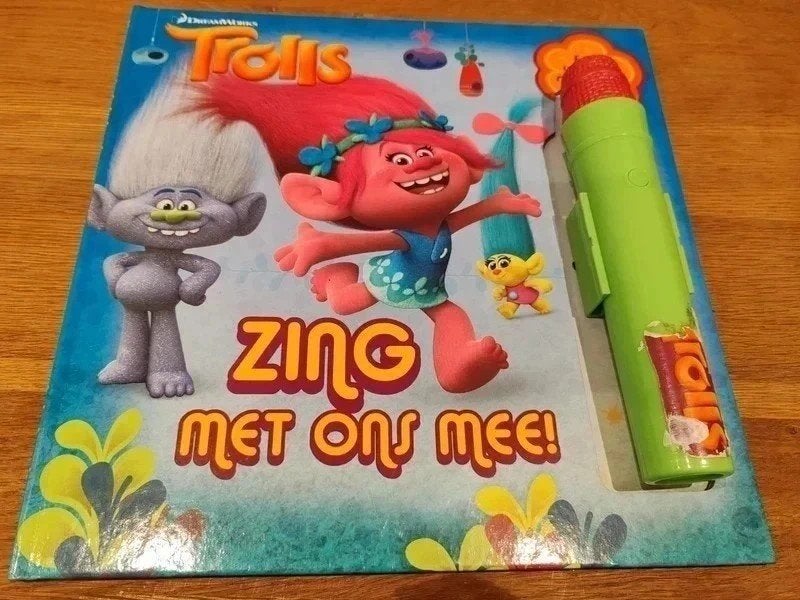 Trolls leesboek zing met ons mee, Ophalen of Verzenden, Zo goed als nieuw, Disney, Sprookjes