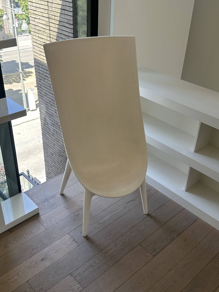 Driade OUT/IN High Chair – Philippe Starck & Eugeni Quitllet, Ophalen, Kunststof, Wit, Zo goed als nieuw