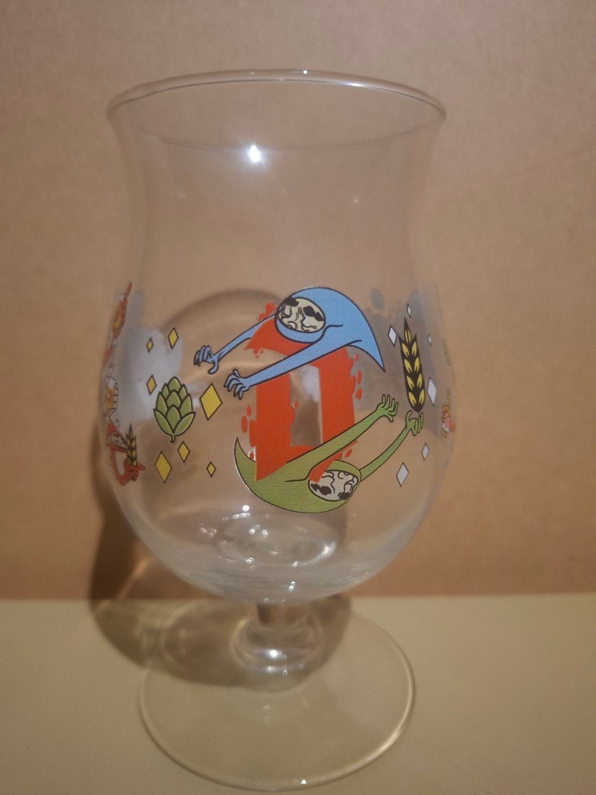 Duvel glas JT Daniels, Ophalen of Verzenden, Duvel