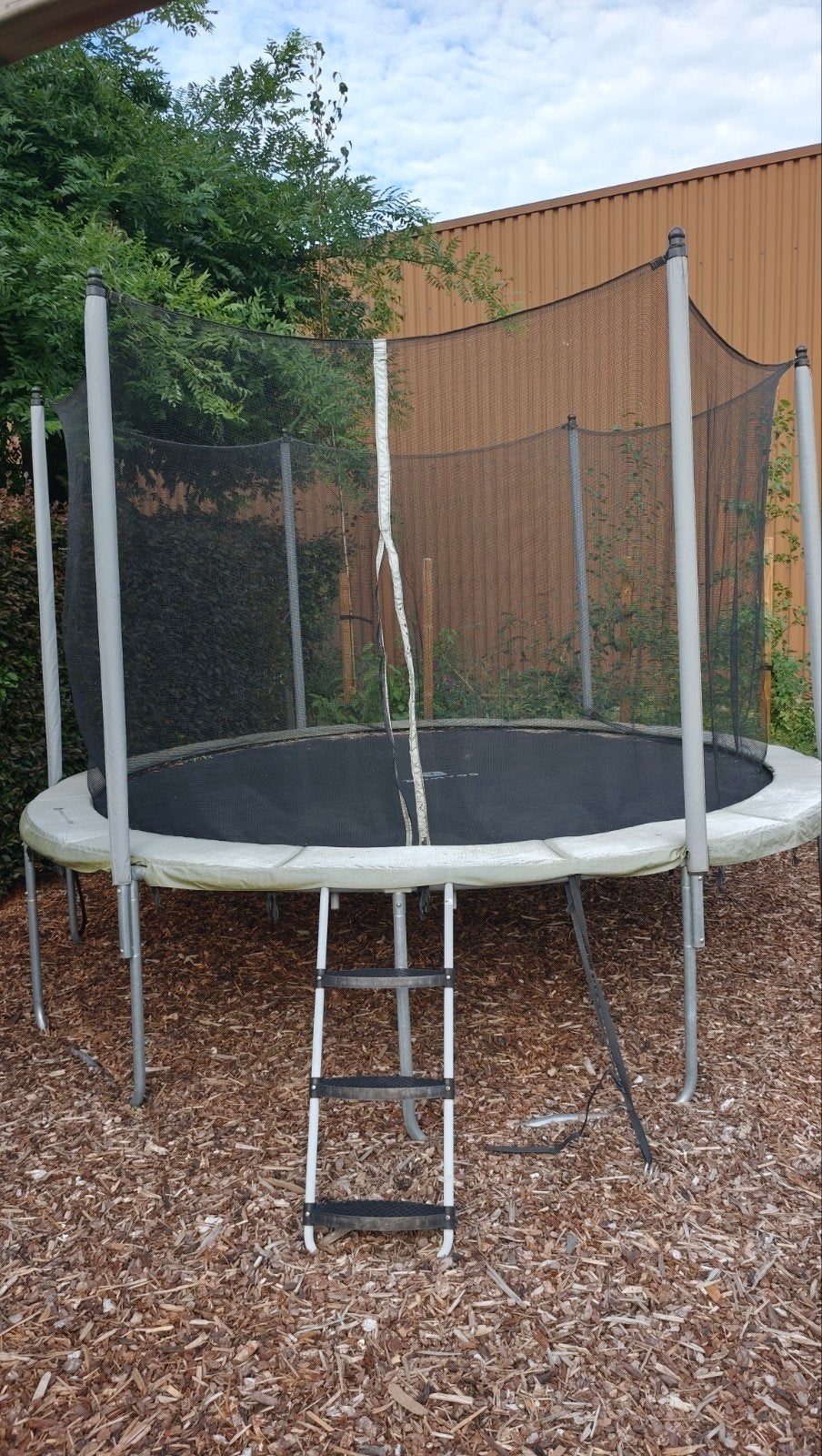 trampoline diameter 365cm, Ophalen, Gebruikt