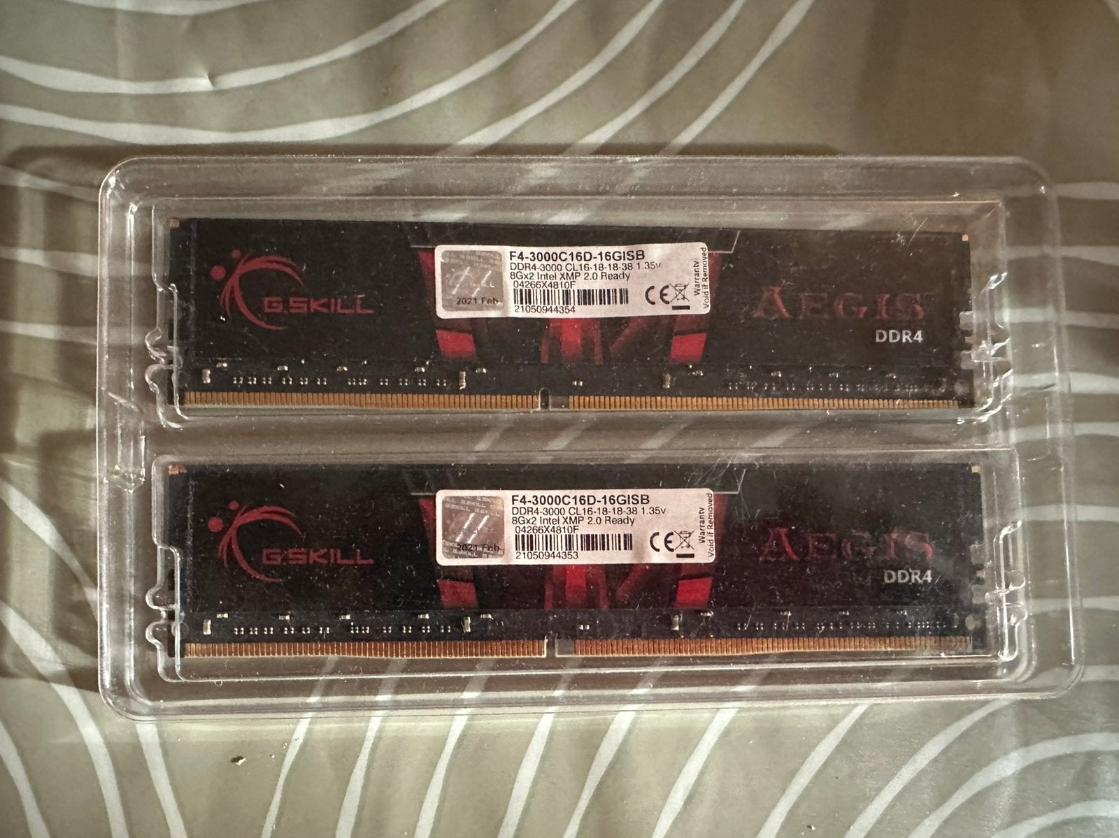 G skill DDR4 16gb, Computers en Software, RAM geheugen, Ophalen of Verzenden, Zo goed als nieuw, DDR4