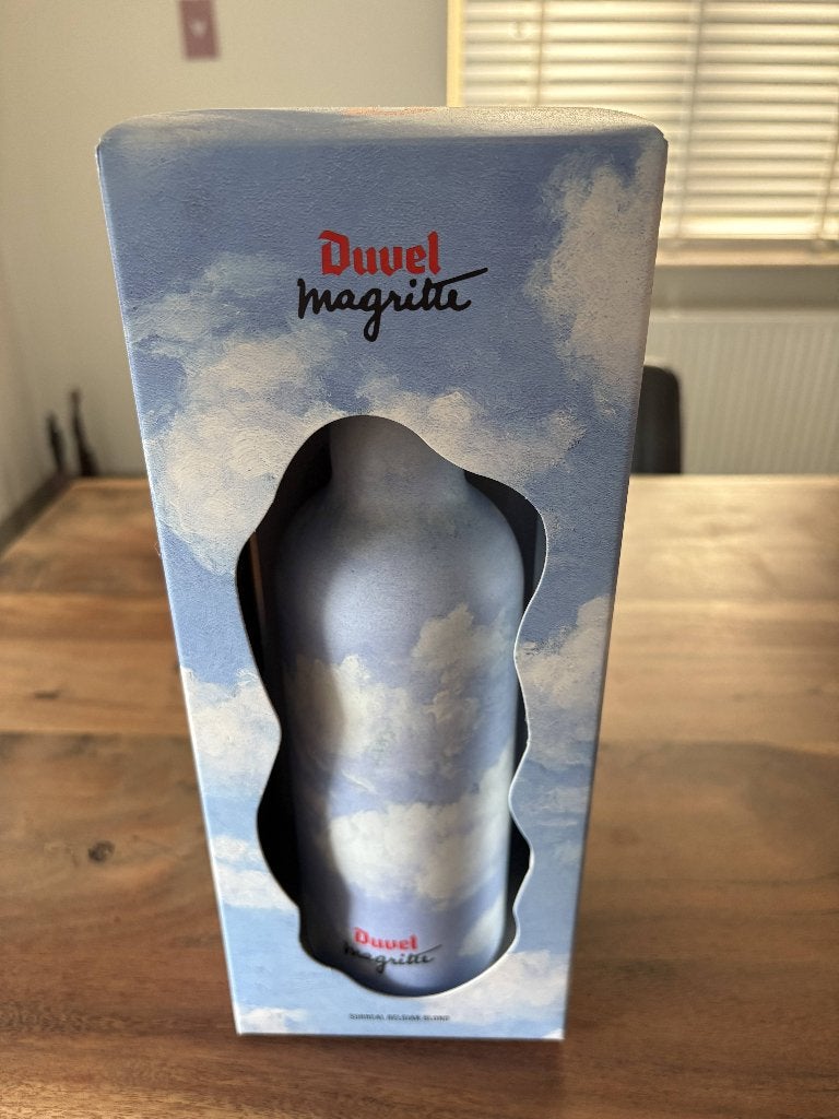 Duvel fles Magritte (limited edition), Verzamelen, Ophalen, Nieuw, Flesje(s), Duvel
