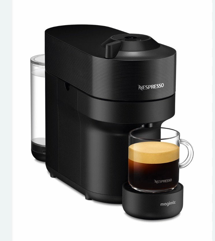 NESPRESSO MAGIMIX M800 VERTUO POP NOIR, Réservoir d'eau amovible, Dosettes et capsules de café, Comme neuf, Enlèvement