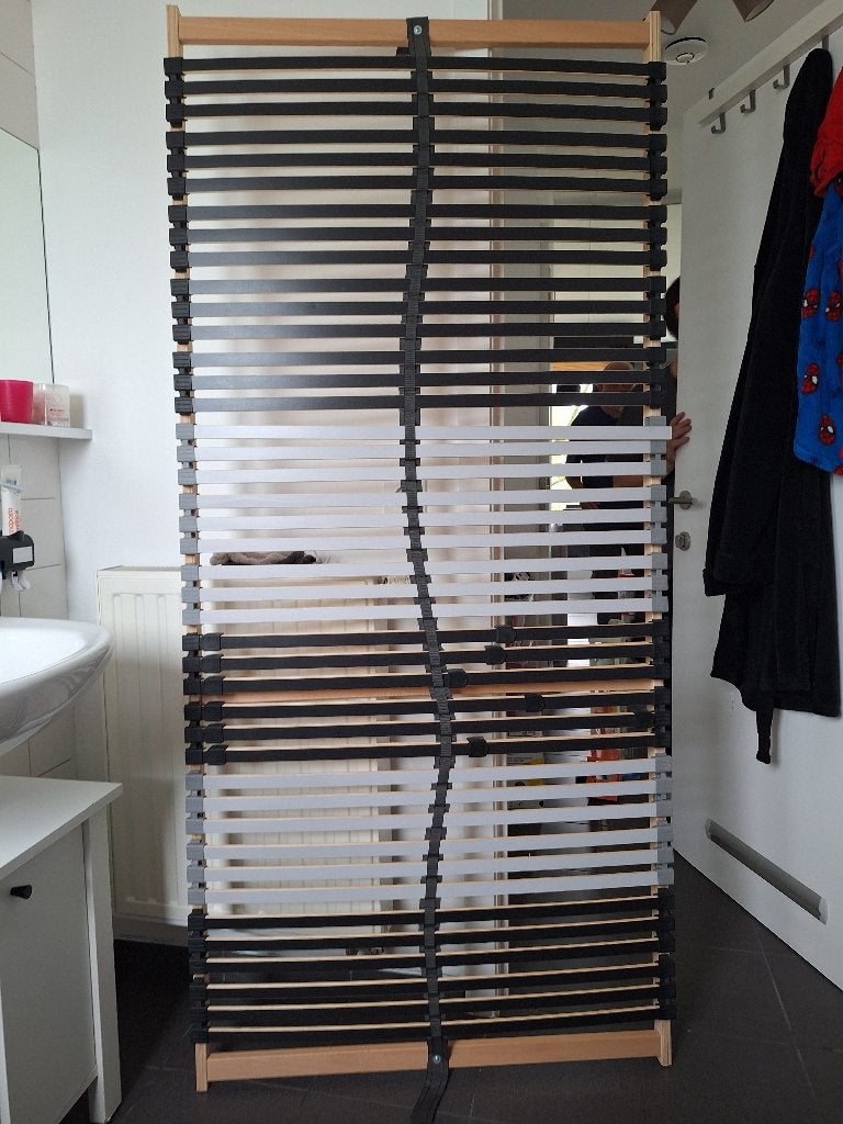 Lattenbodem, Huis en Inrichting, Ophalen, 90 cm, Eenpersoons, Zo goed als nieuw