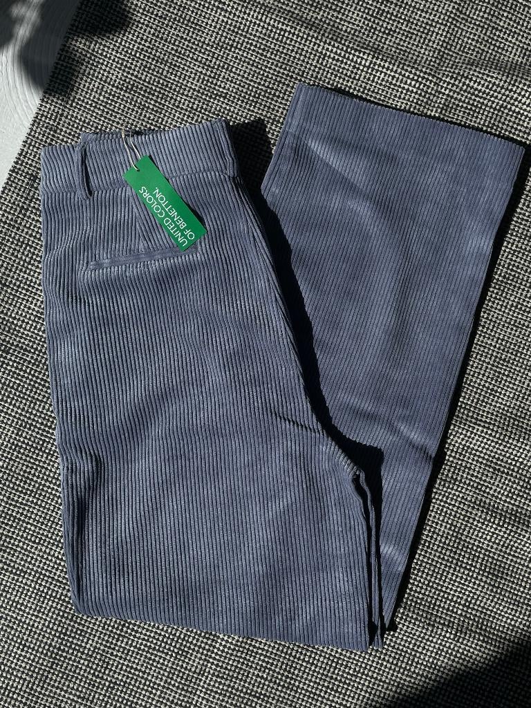 Pantalons en velours côtelé, United Colors of Benetton, Enlèvement ou Envoi, Longs, United Colors of Benetton, Violet