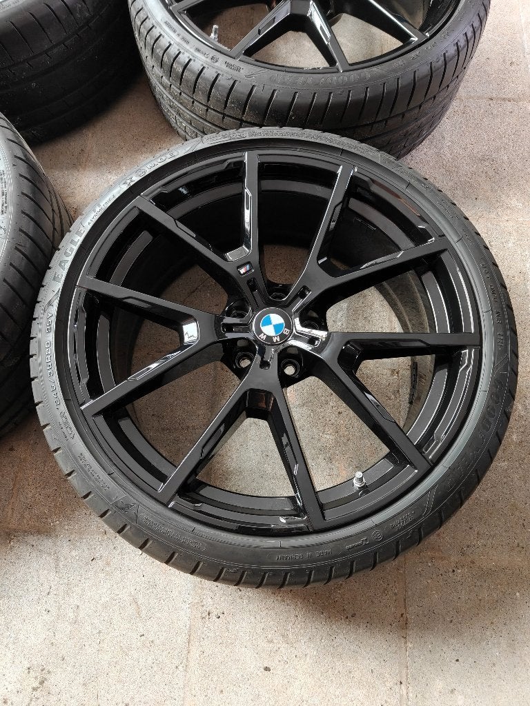 Originele zwarte 20 inch BMW 728M velgen, Auto-onderdelen, Banden en Velgen, Ophalen, Gebruikt, 275 mm, Banden en Velgen