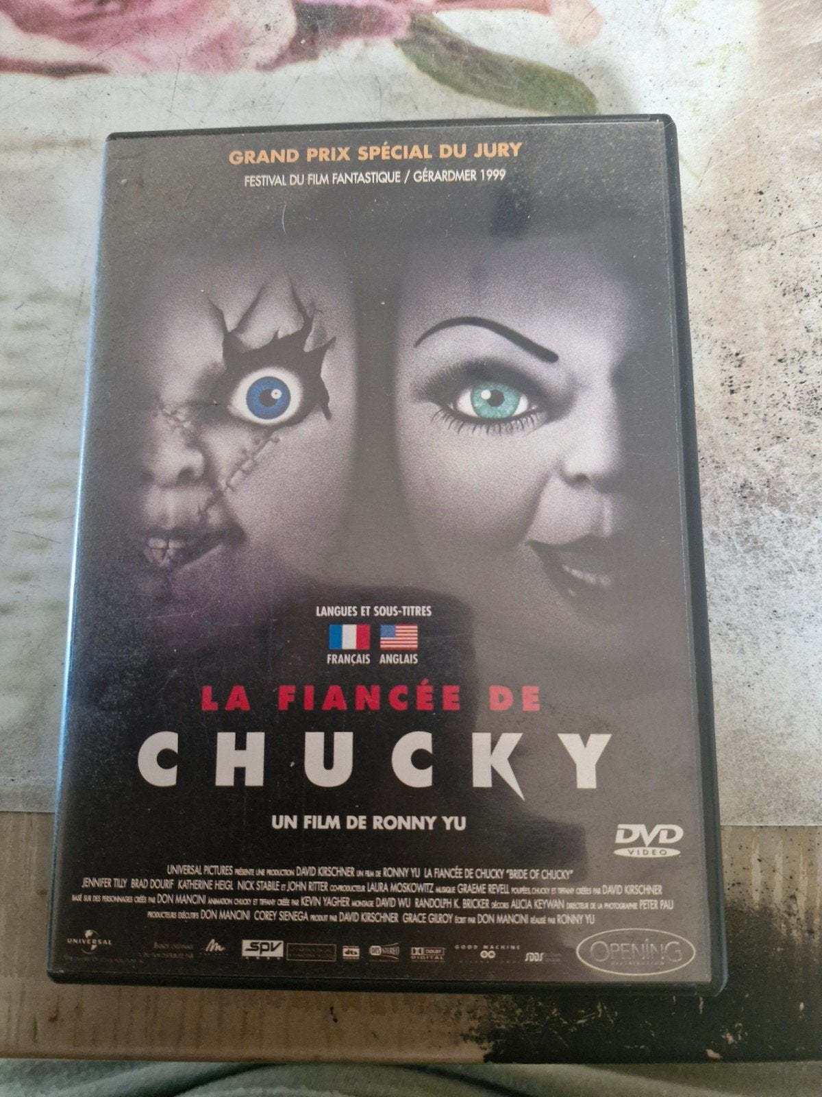 dvd la fiancee de chucky en fr, Enlèvement ou Envoi, Comme neuf, Français