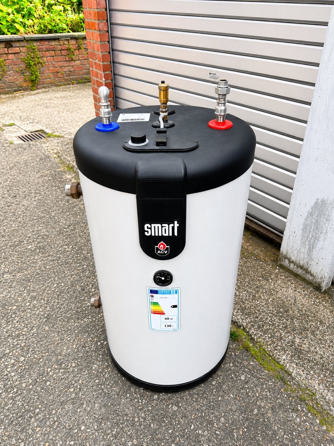 BOILER/WARMWATERTANK ACV SMART 130 — 2019, Doe-het-zelf en Bouw, Chauffageketels en Boilers, Zo goed als nieuw, Geiser, 100 liter of meer