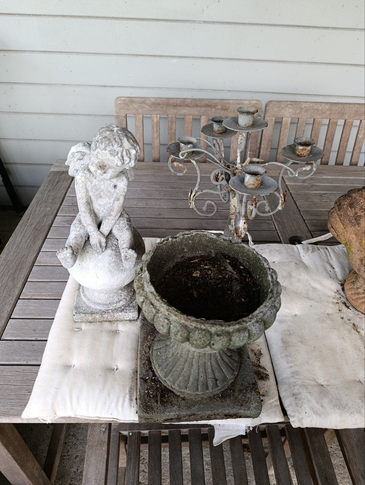 tuin decoratie, Ophalen