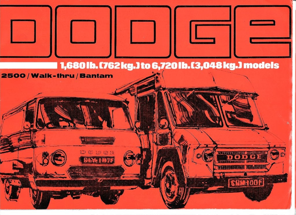 DODGE 2500 / BANTAM,  1965, Enlèvement ou Envoi, Comme neuf, Autres marques