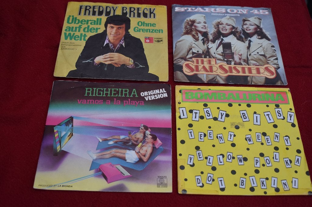 45t's, tijd om te neuzen in 12 lijsten met "top hits", CD & DVD, Vinyles | Rock, Enlèvement ou Envoi, Comme neuf, Pop rock, Autres types