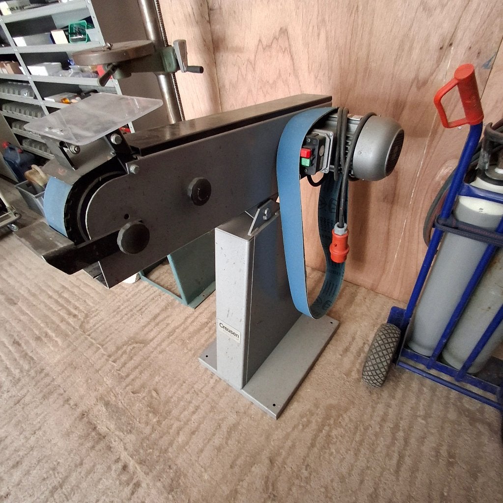 metaal bandschuurmachine, Doe-het-zelf en Bouw, Ophalen, Gebruikt, Bandschuurmachine