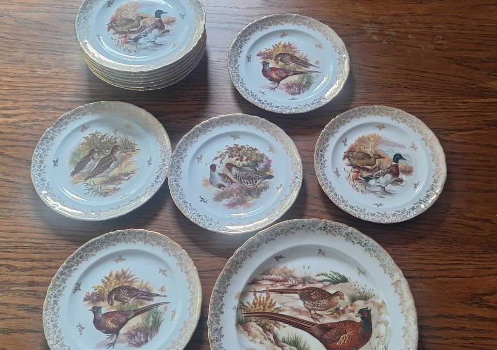 Service à gibier en porcelaine de Limoges Ets. Chadelaud., Enlèvement