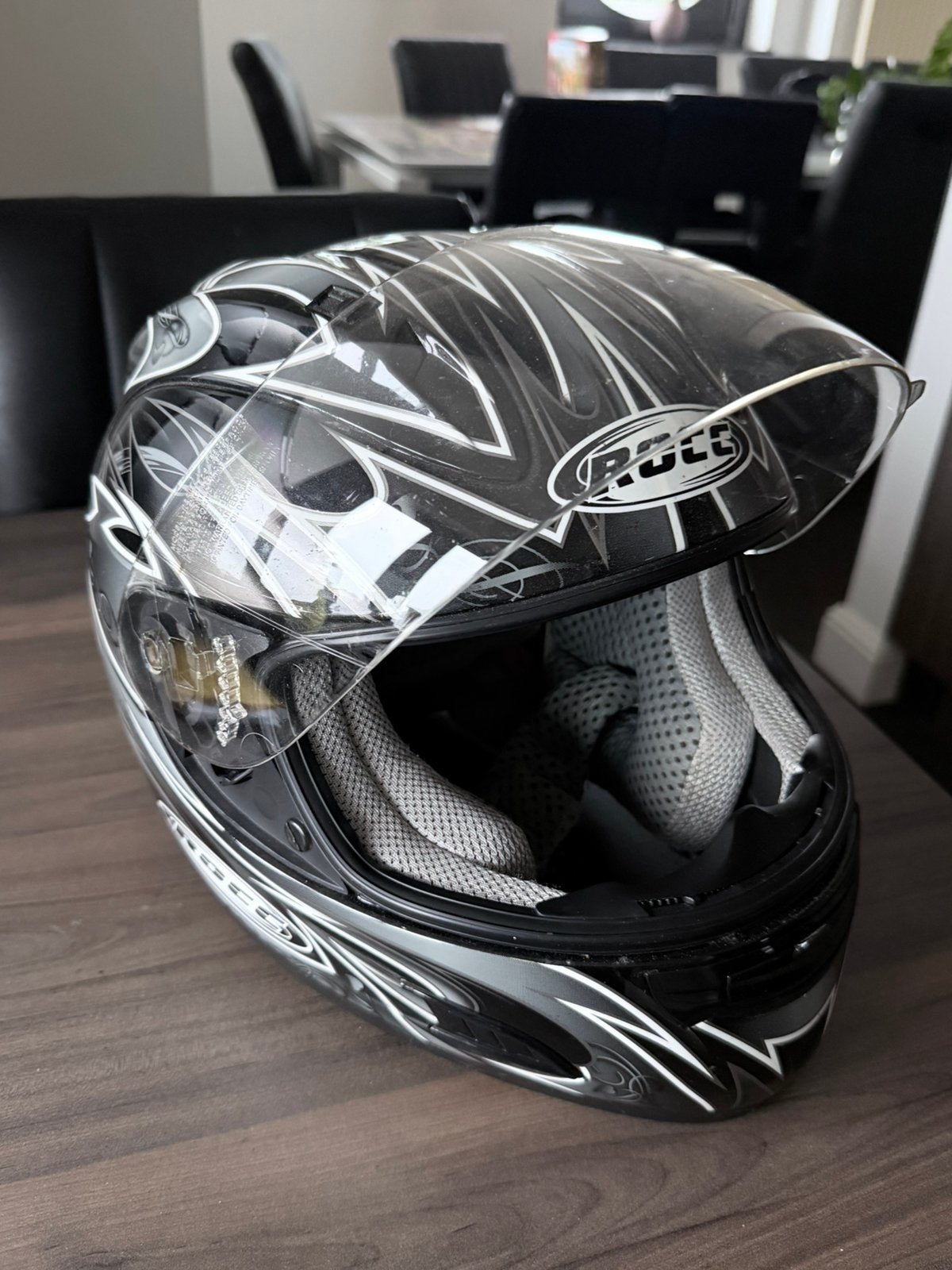 Rocs moto helm met vizier, Motoren, Ophalen, XS