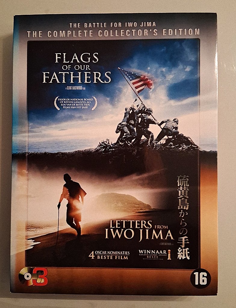 2FILMS(3dvds📀)Flags Of Our Fathers/Letters From Iwo, Cd's en Dvd's, Dvd's | Actie, Ophalen of Verzenden, Zo goed als nieuw, Oorlog