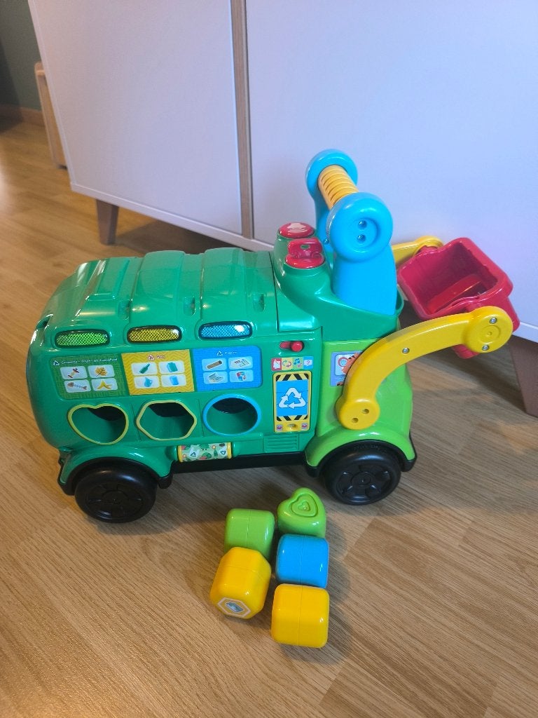 Speelgoed vuilniswagen met geluid, Ophalen, Zo goed als nieuw