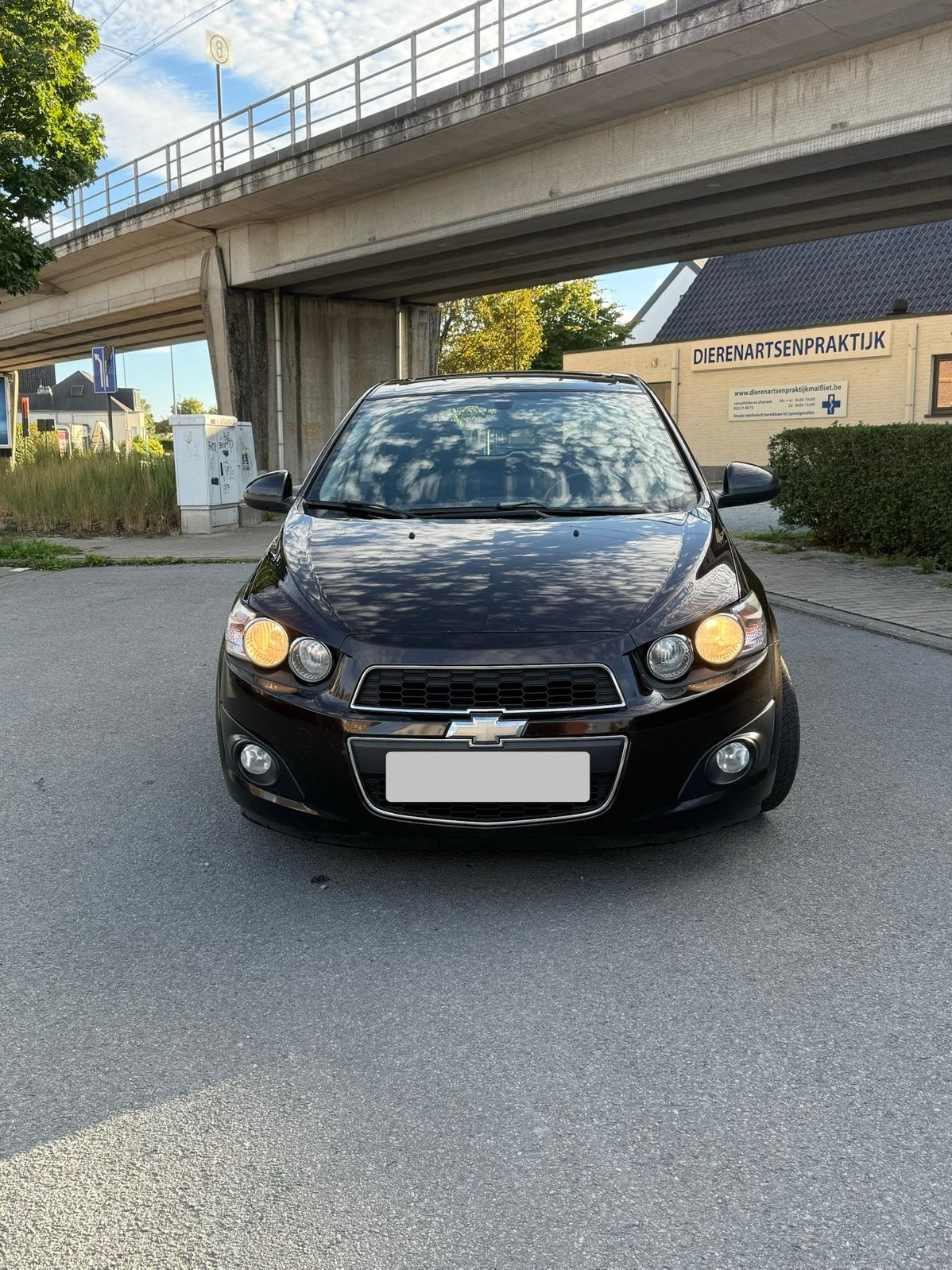 Chevrolet aveo diesel euro5, Auto's, Voorwielaandrijving, Euro 5, Stof, Bruin