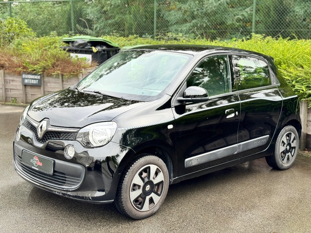 Renault Twingo/12 maanden garantie, Auto's, Voorwielaandrijving, Verwarmde buitenspiegels, Zwart, 5 deurs