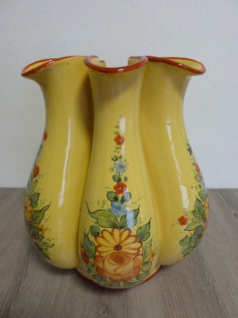 Keramiek vaas Deruta Potterie Italy,32cm 4.7kg!, Antiek en Kunst, Ophalen