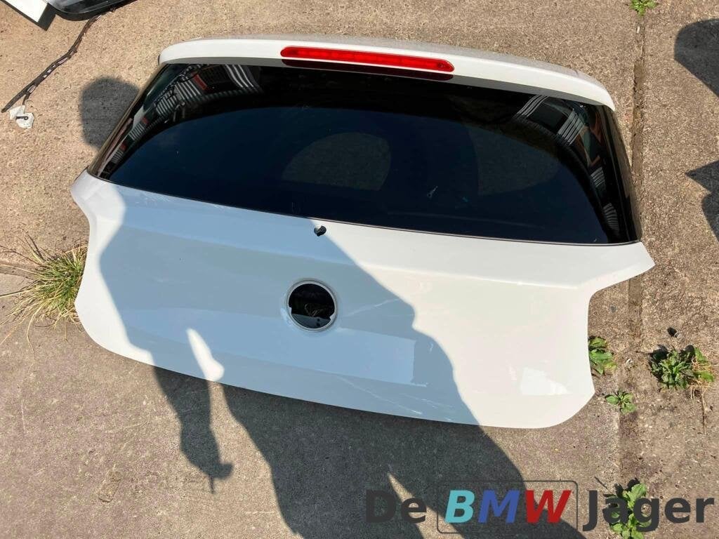 Achterklep wit BMW 1-serie F20 F21 63257241551, Gebruikt, Achterklep, Ophalen of Verzenden, BMW