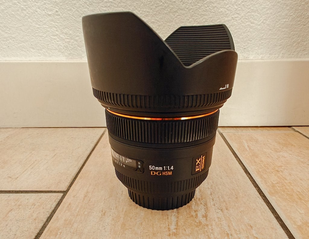 Prachtige Sigma 50mm f/1.4 EX DG HSM lens voor Canon, TV, Hi-fi & Vidéo, Sigma, Enlèvement ou Envoi, Comme neuf, Autres types
