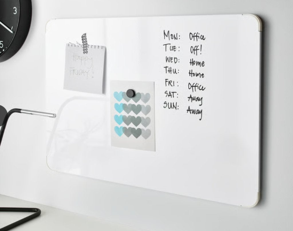 whiteboard en magneetbord VEMUND Ikea, Diversen, Ophalen, Zo goed als nieuw, Whiteboard