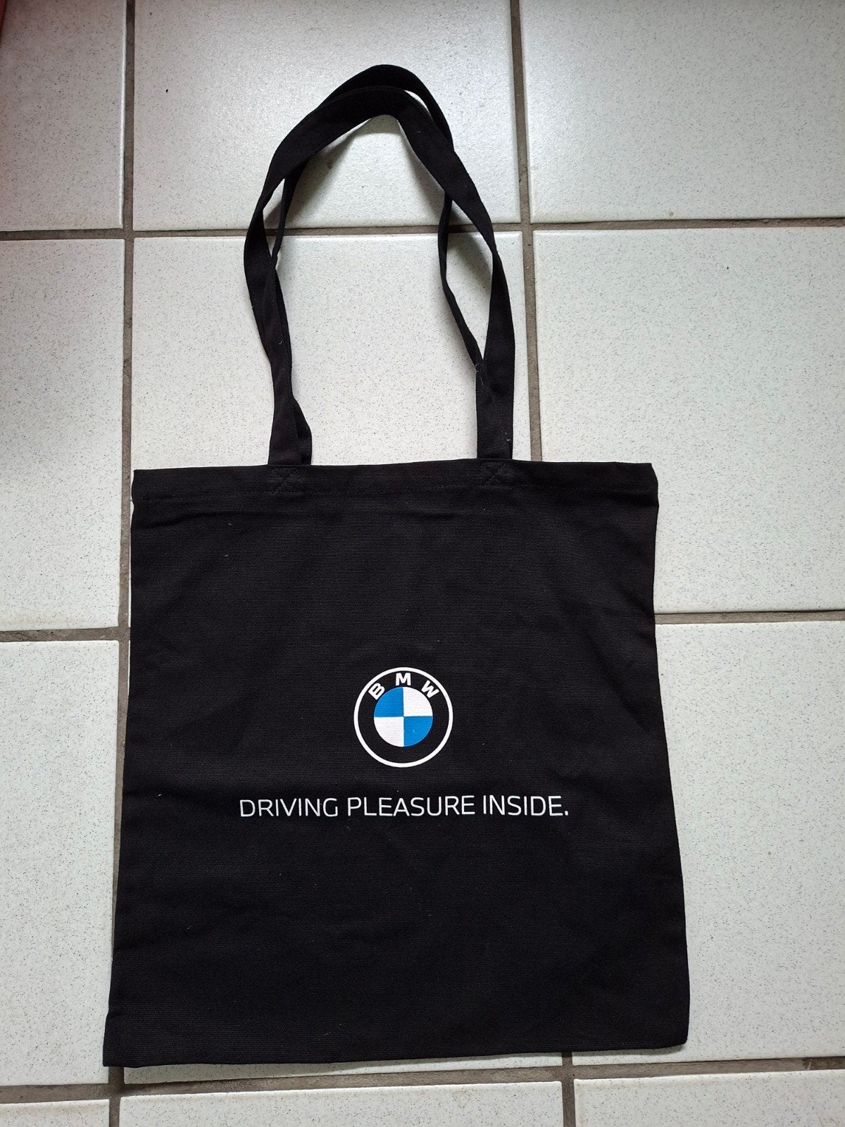 BMW stoffen tas, Ophalen