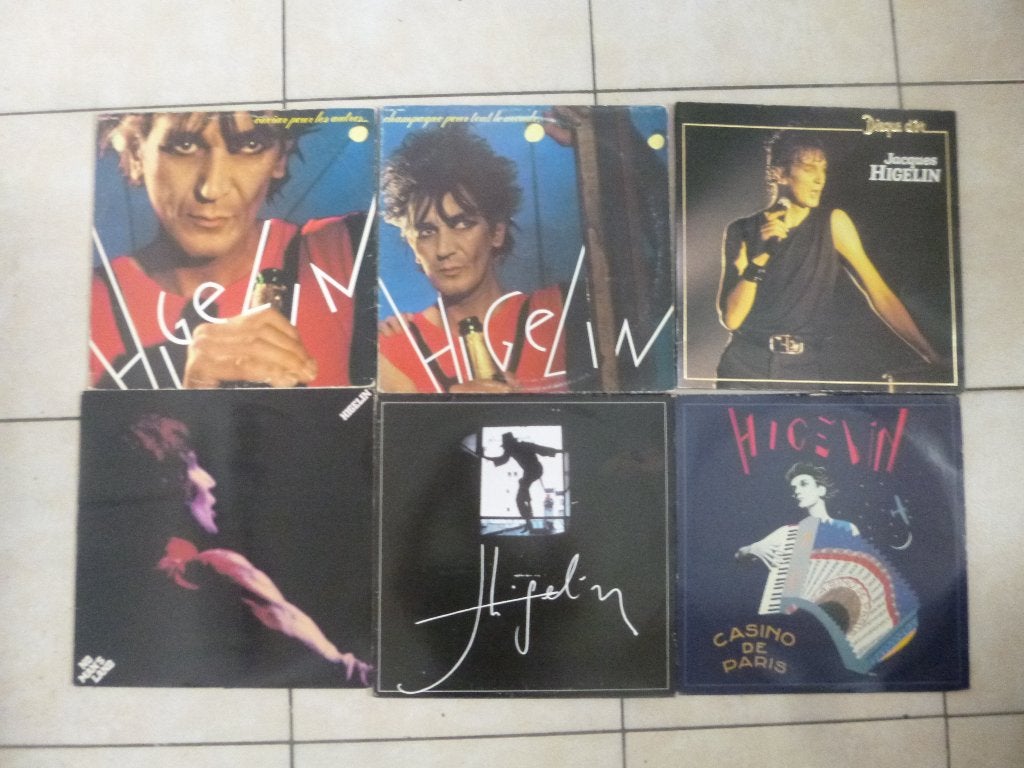 Jacques Higelin lot de 6 lps, Enlèvement