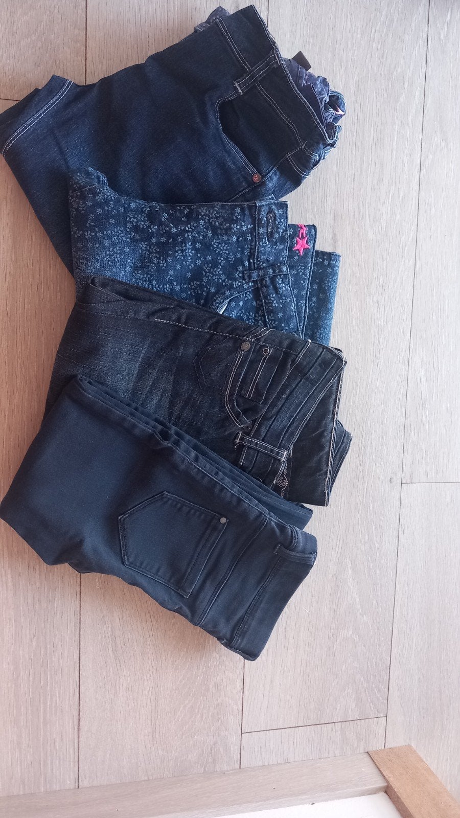 jeansbroekjes voor meisje maat 140, Virgino, Meisje, Zo goed als nieuw, Ophalen